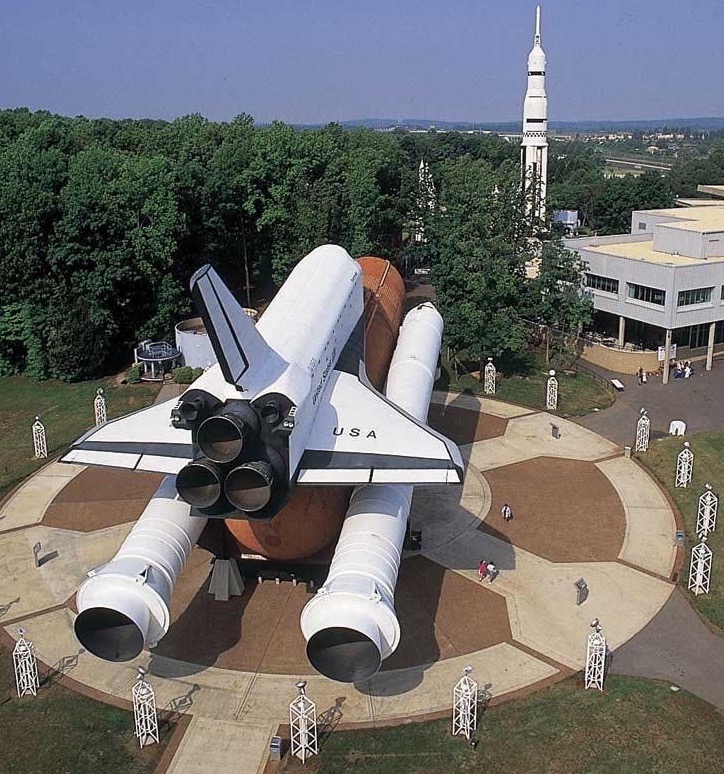 Ariel View of the US Space & Rocket Center campus.
