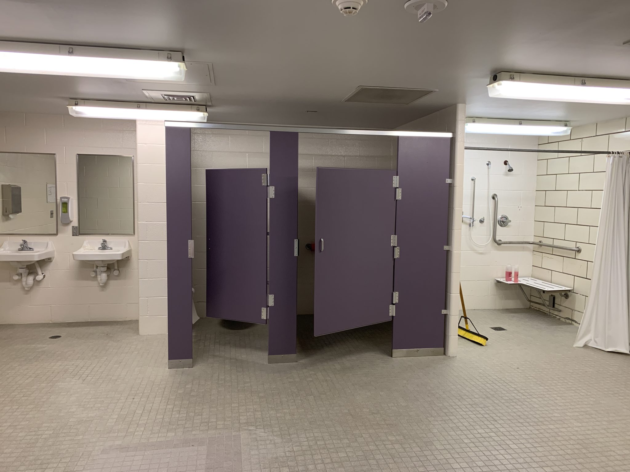 pool locker room - Kansas State School for the Blind