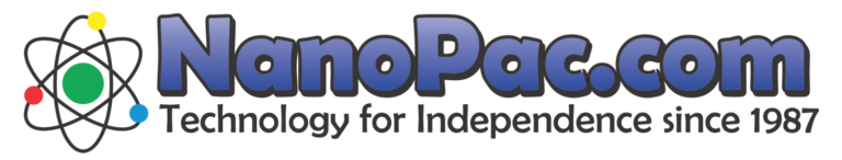 Logo for NanoPac.com - Technology for Independence Since 1987